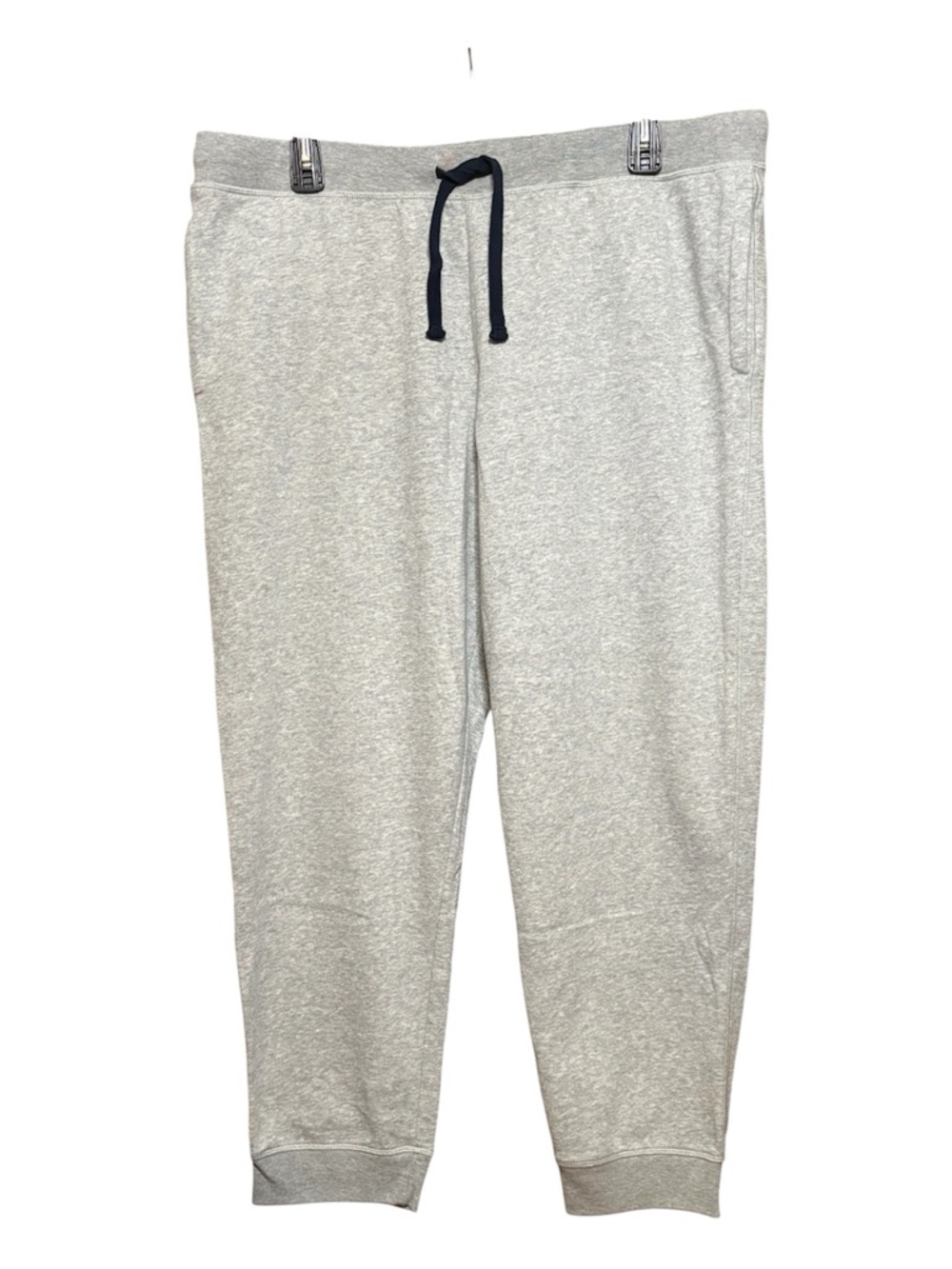 Nautica Men’s Light Gray Sweatpants with Black Drawstring XXL